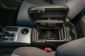 Toyota Tacoma Console Safe - Tuffy Products - W/ Keyed Lock - Black - `05-`15